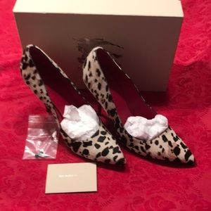 Burberry Hillington Animal Print/Pink Pump